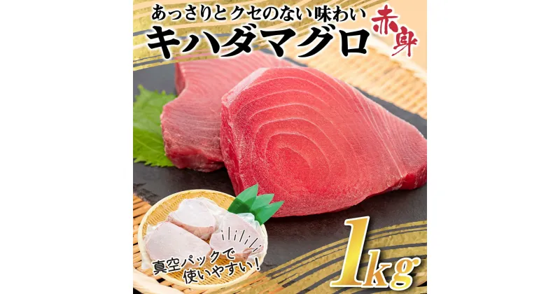 【ふるさと納税】 訳あり キハダ マグロ 赤身 1kg 家庭用 冷凍 高知県 須崎市