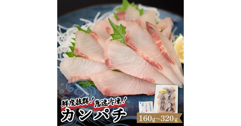 【ふるさと納税】 カンパチ 80g セット 2枚 3枚 4枚 塩 1袋 2袋 刺し身 刺身 魚 切り身 勘八 環八 かんぱち 160g 240g 320g 個包装 小分け 急速冷凍 冷凍 新鮮 高知県 須崎市