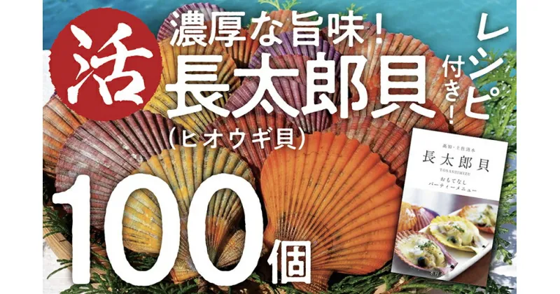 【ふるさと納税】【先行受付】生け簀でお届けヒオウギ貝100個セットエアポンプ付（ホタテの仲間）長太郎貝 アウトドア キャンプ 海鮮BBQ 魚貝 刺身 生 貝殻付 活 貝柱 酒蒸し バーベキューBBQ 大容量 大量 故郷納税 ふるさとのうぜい 高知県 土佐清水市 送料無料【R00679】