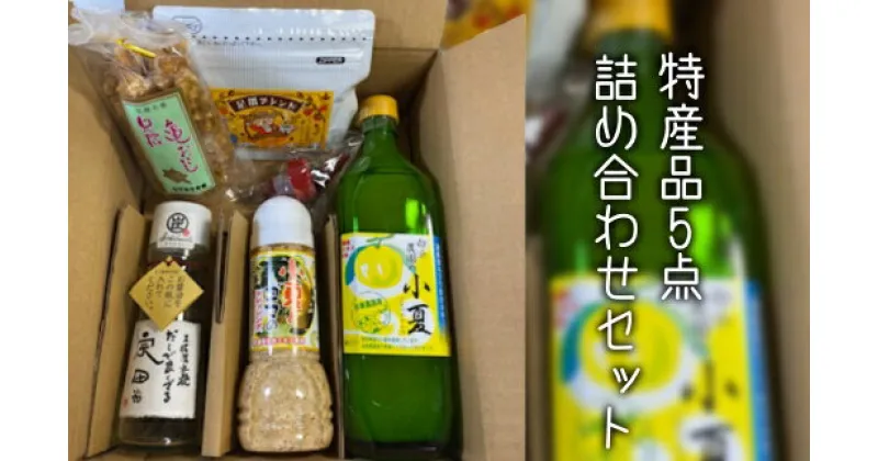 【ふるさと納税】福袋 特産品5品詰め合わせセット（調味料 コーヒー粉 柑橘飲料 お菓子など）小夏ドリンク 乳酸菌 ドレッシング ゴマ コナツ コーヒー 足摺ブレンド だし醤油 亀おこし セット 詰め合わせ ギフト プレゼント 高知県 高知 土佐清水 故郷納税 返礼品【R00453】