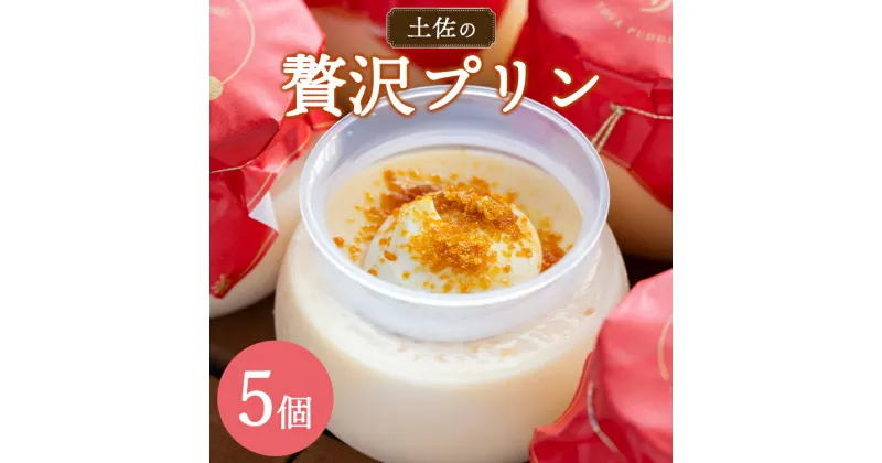 【ふるさと納税】土佐の贅沢プリン 5個 – 送料無料 ぷりん スイーツ 食後 デザート おやつ お菓子 おかし 洋菓子 ティータイム 熨斗 のし対応可 美味しい おいしい 甘い あまい たまご 香ばしい カラメル 菓子工房コンセルト 高知県 香南市【冷凍】kn-0013