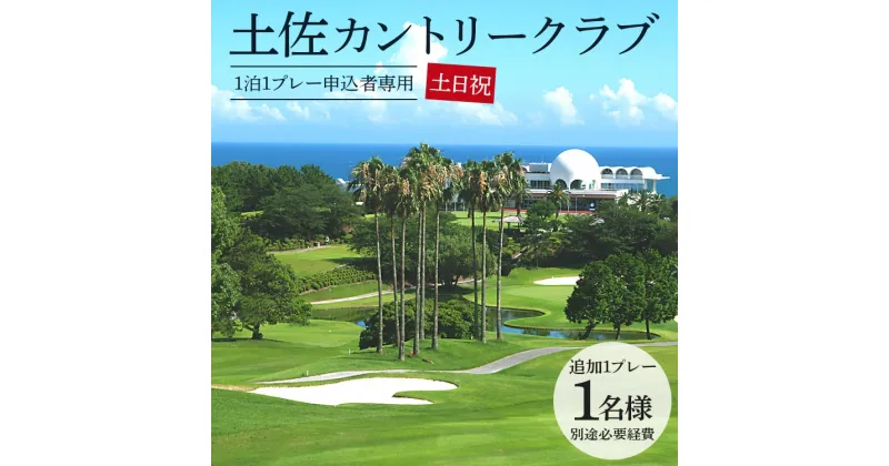 【ふるさと納税】【追加1プレー】土佐カントリークラブ(土日祝日) ※ゴルフ＆宿泊プラン利用者限定 – ゴルフ プレー券 チケット 旅行 休暇 趣味 スポーツ kg-0023