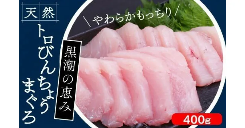 【ふるさと納税】トロびんちょうまぐろ400g　びんちょうマグロ　トロ　刺身　新鮮　贅沢　冷凍