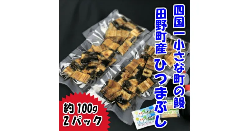 【ふるさと納税】◇冷凍◇　〜四国一小さなまち〜　田野町産うなぎのひつまぶし（2パック）タレ・山椒・ワサビ付き ひつまぶし 100g×2パック うなぎ 鰻 ウナギ 国産 高知県産 特製タレ 冷凍 配送 高知 ふるさとのうぜい 故郷納税 10000円 返礼品