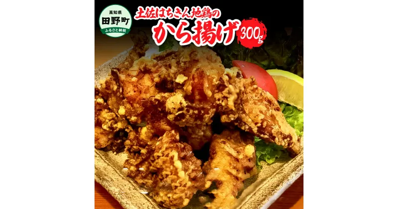 【ふるさと納税】 土佐はちきん地鶏のから揚げ300g 鶏肉 からあげ から揚げ 唐揚げ 冷凍 お取り寄せグルメ 惣菜 総菜 おかず お取り寄せ おつまみ 簡単 揚げるだけ あっさり 地鶏 モモ モモ肉 冷凍配送 高知県産 高知 返礼品 故郷納税 ふるさとのうぜい 田野町