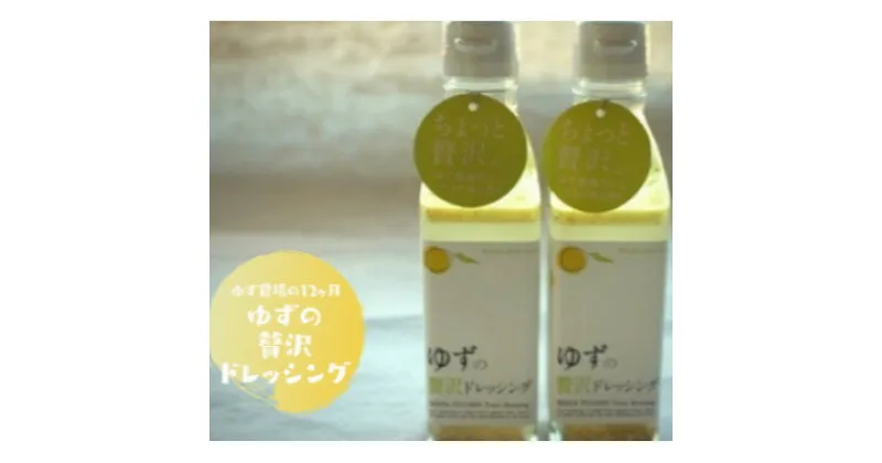 【ふるさと納税】ゆずの贅沢ドレッシング　200ml×2本【池田柚華園】【1517709】