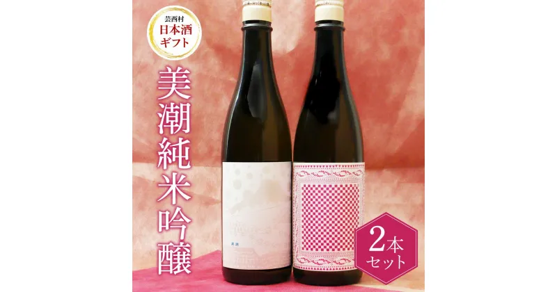 【ふるさと納税】 美潮 純米吟醸2本セット 高知県 芸西村 返礼品 日本酒 お酒 仙頭酒造 ふるさと納税限定 720ml 飲み比べセット のみくらべ 雄町 きたしずく お祝い 贈答品 箱入り ギフト 贈り物 プレゼント 送料無料 お取り寄せ 飲みやすい甘口 果実味 お中元 御中元 のし