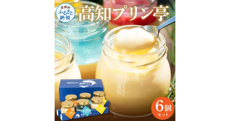 【ふるさと納税】 高知プリン亭 定番商品の詰め合わせセット 3種 6個入り なめらか 仁淀ブルー 固め 冷たいスイーツ ギフト プレゼント プリン ぷりん 瓶 おしゃれ かわいい 美味しい 送料無料 お取り寄せ デザート お祝い お中元 贈答 贈り物 熨斗 のし