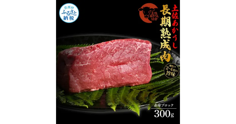 【ふるさと納税】天下味 エイジング工法 熟成肉 土佐あかうし 特選赤身ブロック 300g エイジングビーフ 赤身 牛 ブロック 国産 あか牛 赤牛 肉 牛肉 和牛 人気 老舗焼肉店 冷凍 新鮮 真空パック 高級 お祝い 高知 高知県 芸西村 故郷納税 17000円 返礼品 贈り物 贈答 ギフト