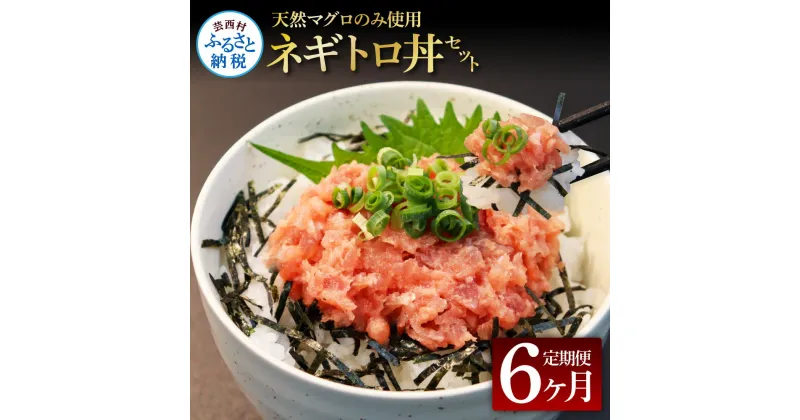 【ふるさと納税】《6ヶ月定期便》天然マグロのタタキ丼セット 65g×6P 6ヶ月 定期コース 定期 高知県 返礼品 42000円 海鮮 天然 まぐろ 鮪 ネギトロ丼 まぐろたたき 海鮮丼 お寿司 軍艦巻 手巻寿司 おかず 使いやすい 便利 かんたん 個食 冷凍配送 小分け お手軽 故郷納税