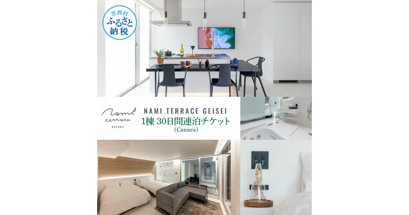 【ふるさと納税】NAMI TERRACE GEISEI 1棟(Cannes カンヌ) 30日間連泊チケット ナミテラス芸西 利用券 ヴィラ オーシャンビュー コンテナハウス サウナ 貸切 宿泊 旅行 観光 ホテル 家族 友達 カップル ペア 芸西村 ふるさとのうぜい 故郷納税 返礼品