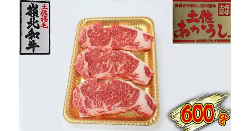 【ふるさと納税】土佐あかうし　サーロインステーキ　600g　お肉・ステーキ・牛肉・サーロイン