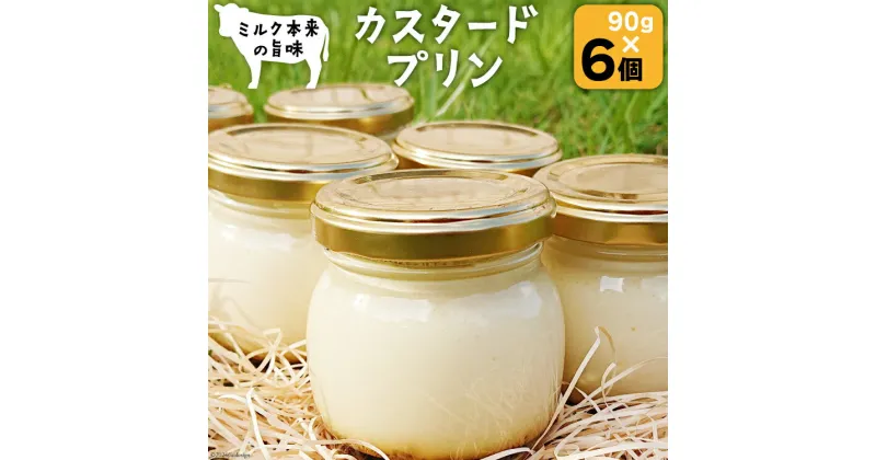 【ふるさと納税】You Farmのカスタードプリン(90g×6個) [You farm 高知県 津野町 26ae0001] プリン ぷりん 洋菓子 スイーツ 瓶詰め デザート お菓子 おやつ 冷蔵