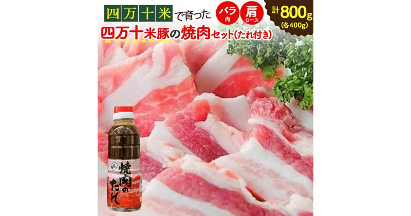 【ふるさと納税】 Qjs-02 仁井田米で育ったブランド豚「しまんと米豚焼き肉セット」 国産 ぶた肉 豚肉 肉 お肉 国産豚肉 国産ぶた肉 焼肉 BBQ バラ肉 肩ロース たれ