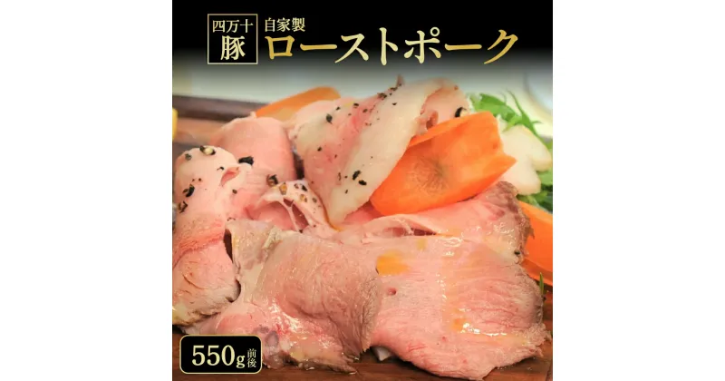 【ふるさと納税】 四万十豚の自家製ローストポーク 550g Ktt-06 ブランドポーク 豚肉 ぶたにく 国産 ブロック 冷凍 真空パック