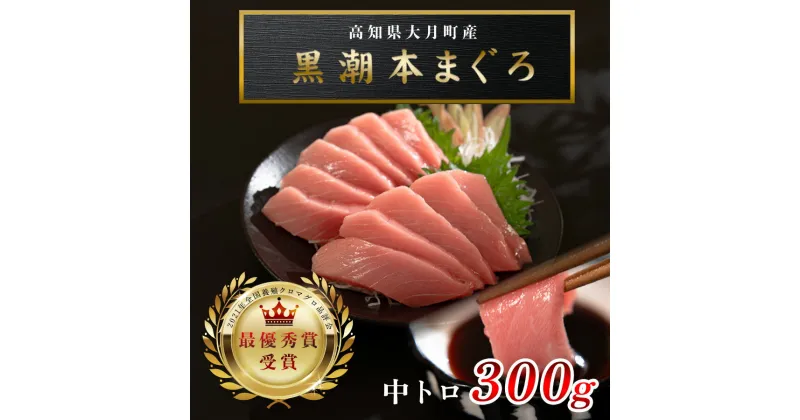 【ふるさと納税】【高知県大月町産 本マグロ】 中トロ300g