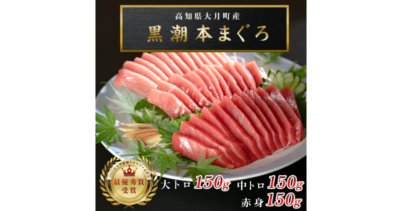 【ふるさと納税】【高知県大月町産 本マグロ】 大トロ・中トロ・赤身450g