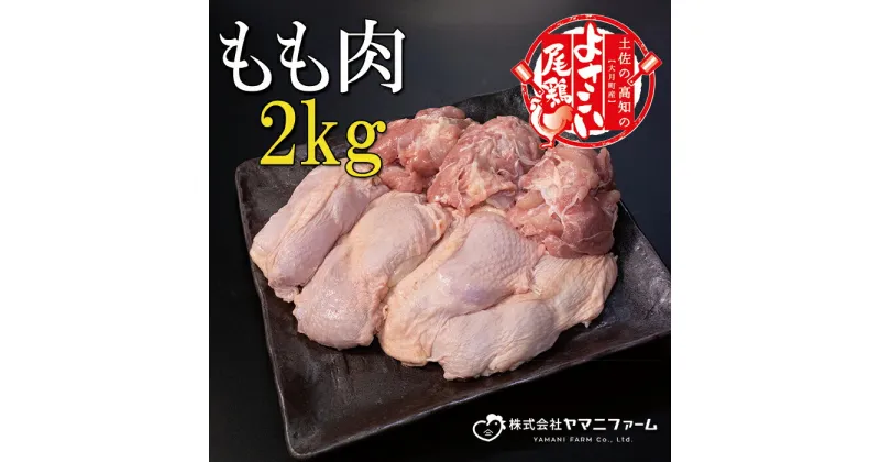 【ふるさと納税】【大月町のブランド鶏】よさこい尾鶏 もも肉2kg