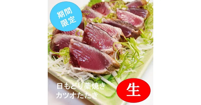 【ふるさと納税】期間限定 ！ 日もどり 「生」 戻り カツオ 藁焼き たたき 2～3節［1211］