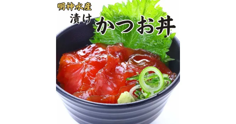 【ふるさと納税】明神水産 明神 自慢の かつお 丼 10袋 セット J-10 ［1634］