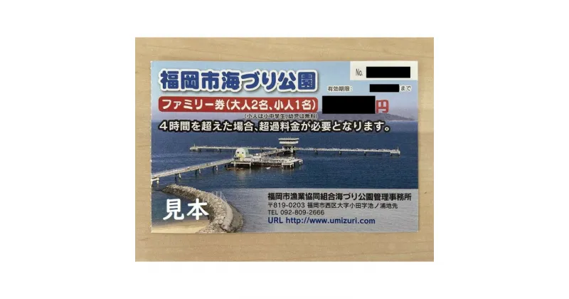 【ふるさと納税】★完全予約制★福岡市海づり公園ファミリー券 | 楽天ふるさと 納税 支援 返礼品 福岡 福岡県 福岡市 支援品 お礼の品 海釣り公園 家族 旅行 お出かけ アウトドア 釣り 海釣り フィッシング 記念日 ギフト プレゼント