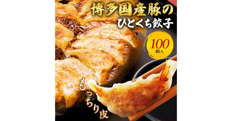 【ふるさと納税】博多ひとくち餃子100個入 | 福岡県 福岡市 福岡 九州 博多 返礼品 支援 楽天ふるさと 納税 お取り寄せグルメ 取り寄せ グルメ 食品 お取り寄せ ぎょうざ 餃子 ギョウザ ギョーザ 中華惣菜 お惣菜 おかず おつまみ 惣菜 つまみ 酒の肴 ご当地グルメ 一口餃子