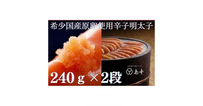 【ふるさと納税】明太子 博多 国産 無着色辛子 240g ×2段 | ふるさと納税 明太子 めんたいこ 福岡市 明太 魚卵 海鮮 ご飯 ご飯のお供 冷凍 大容量 小分け 人気 便利 おすすめ ランキング お取り寄せ 福岡県 送料無料