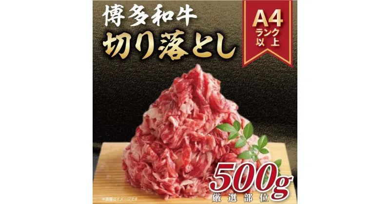 【ふるさと納税】博多和牛切り落とし　500g