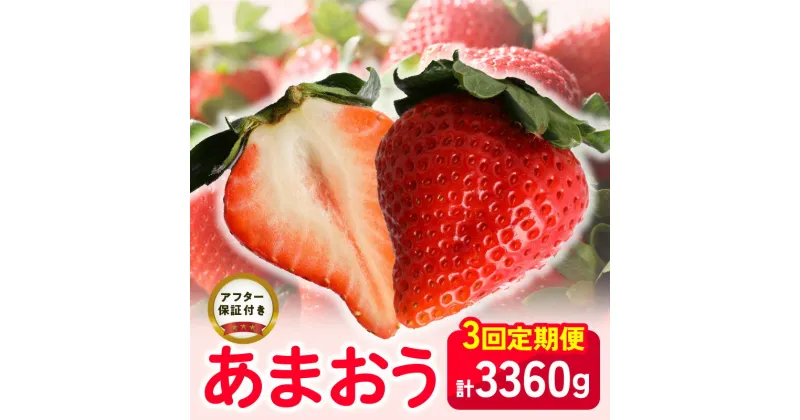 【ふるさと納税】【定期便】福岡県産 あまおう 2月 3月 4月 3回お届け 1,120g 280g × 4パック 計 3,360g いちご ブランドいちご 果物 アレンジ おやつ お菓子 苺タルト クッキー フルーツ スイーツ スムージー ジャム 南国フルーツ お取り寄せ 福岡県 久留米市 送料無料