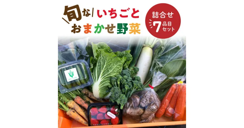 【ふるさと納税】旬ないちごとおまかせ野菜詰合せ7品目セット