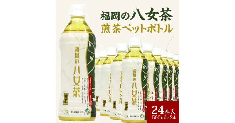 【ふるさと納税】福岡の八女茶煎茶 ペットボトル 500ml × 24本 緑茶 茶栽培農家 八女茶 甘み さっぱり 新鮮 香り 日本茶 まとめ買い 1ケース 水分補給 お茶 ソフトドリング 飲料 飲み物 備蓄 お取り寄せ 久留米市 送料無料