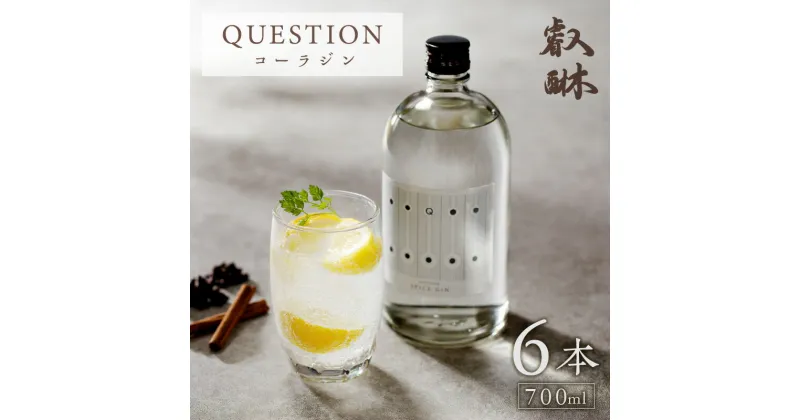 【ふるさと納税】QUESTION 〜コーラジン〜 700ml ×6本