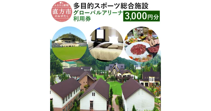 【ふるさと納税】グローバルアリーナ 利用券 合計3,000円分 1000円分×3枚 多目的スポーツ総合施設 グローバルアリーナで使える利用券 福岡 九州 チケット クーポン 送料無料