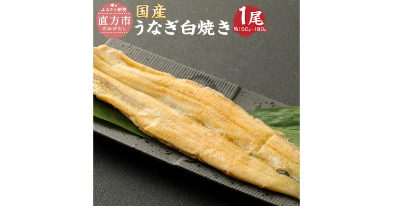 【ふるさと納税】鰻 白焼き 1尾 約150-180g 国産 うなぎ 添加物・保存料等不使用 福岡県 直方市 ウナギ 九州産 冷蔵 送料無料