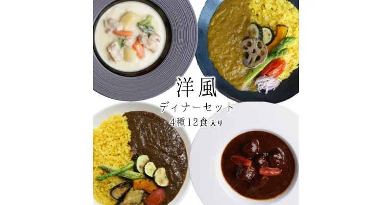 【ふるさと納税】洋風ディナーセット 薬膳カレー ビーフシチュー クリームシチュー 無添加 福岡県 飯塚市 福岡 飯塚 【B3-076】【1204レビューCP】