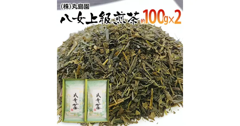 【ふるさと納税】八女上級煎茶(約100g×2)　 お取り寄せグルメ　お取り寄せ 福岡 お土産 九州 ご当地グルメ 福岡土産 取り寄せ グルメ 福岡県 食品