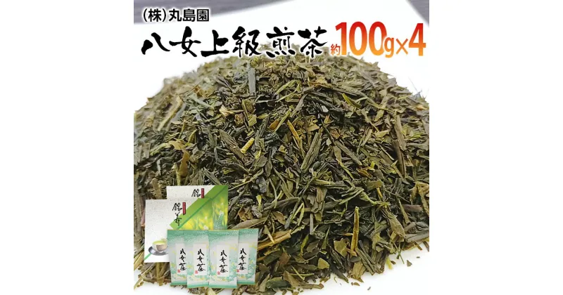 【ふるさと納税】八女上級煎茶(約100g×4)　 お取り寄せグルメ　お取り寄せ 福岡 お土産 九州 ご当地グルメ 福岡土産 取り寄せ グルメ 福岡県 食品