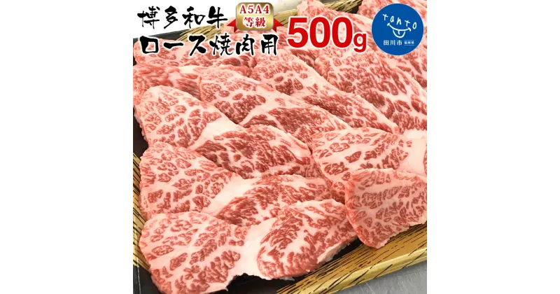 【ふるさと納税】【A5A4等級】博多和牛ロース焼肉用500g お取り寄せグルメ お取り寄せ 福岡 お土産 九州 福岡土産 取り寄せ グルメ 福岡県