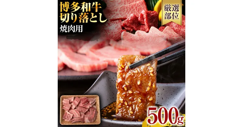 【ふるさと納税】訳あり！博多和牛焼肉切り落とし　500g お肉 牛肉 ビーフ 黒毛和牛 美味しい 旨い 贈答 贈り物 プレゼント 化粧箱 お取り寄せグルメ お取り寄せ 福岡 お土産 九州 福岡土産 取り寄せ グルメ 福岡県