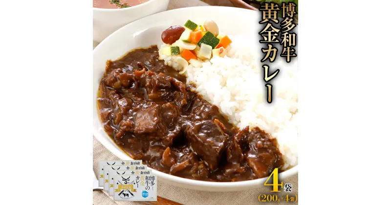 【ふるさと納税】博多和牛　黄金カレー(冷凍） お取り寄せグルメ お取り寄せ 福岡 お土産 九州 福岡土産 取り寄せ グルメ 福岡県