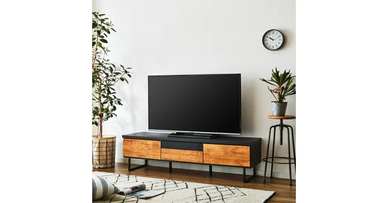 【ふるさと納税】150 TVボード ヴォルト ナチュラル ブラウン 選べるカラー 横幅150cm テレビボード テレビ台 ローボード 完成品 組み立て不要 リビングインテリア リビング インテリア おしゃれ 収納家具 家具 国産 日本製 福岡県 柳川市 送料無料