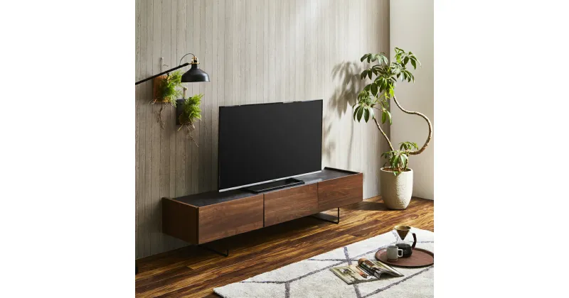 【ふるさと納税】180 TVボード ダブル ナチュラル ブラウン 選べるカラー 横幅180cm テレビボード テレビ台 ローボード 完成品 組み立て不要 リビングインテリア リビング インテリア おしゃれ 収納家具 家具 国産 日本製 福岡県 柳川市 送料無料