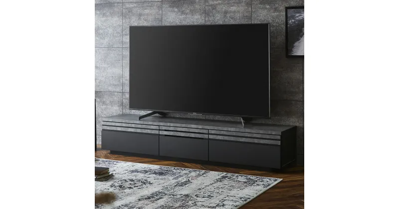 【ふるさと納税】キャドラ テレビボード アッシュ/ダークグレー 幅150cm/幅180cm 選べるカラー 選べるサイズ テレビ台 TVボード 収納 完成品 リビング インテリア シンプル 家具 日本製 福岡県 柳川市 送料無料