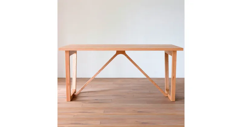 【ふるさと納税】ELEVATO Dining Table 幅154cm/幅196cm 選べるサイズ ウォールナット材/オーク材 選べる材質 リビングテーブル ダイニングテーブル 受注生産 テーブル リビング 机 家具 インテリア 柳川市 送料無料