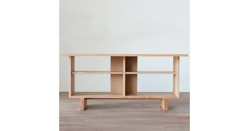 【ふるさと納税】CARAMELLA Counter Shelf 168 W168×D45.5×67cm ウォールナット材/オーク材 選べる材質 カウンターシェルフ シェルフ カウンター 受注生産 テーブル リビング 机 家具 インテリア 柳川市 送料無料