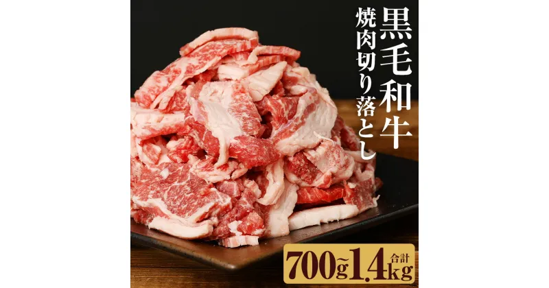 【ふるさと納税】黒毛和牛 焼肉切り落とし 約700g/約1.4kg 選べる内容量 約700g 小分け お肉 牛肉 和牛 焼き肉 切落し 九州産 国産 冷凍 送料無料