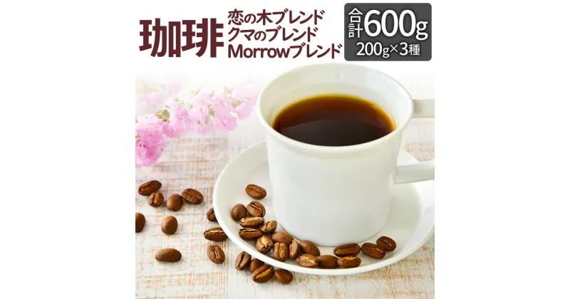 【ふるさと納税】自家焙煎 珈琲 Little Morrow オリジナルブレンド 合計600g 200g×3種 コーヒー 珈琲豆 ブレンド ブレンドコーヒー セット 福岡県 筑後市 送料無料